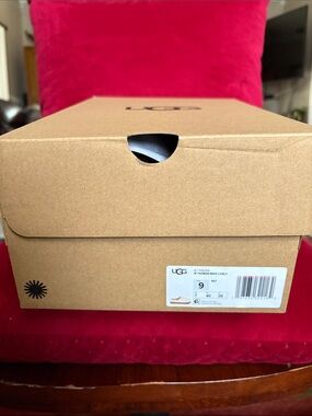 UGG Box with Natural Tan Shoe Label